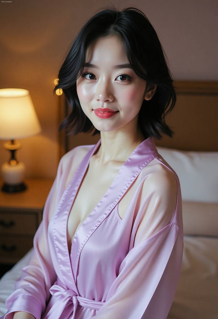 原创动画短片中的夏日街道与人物场景